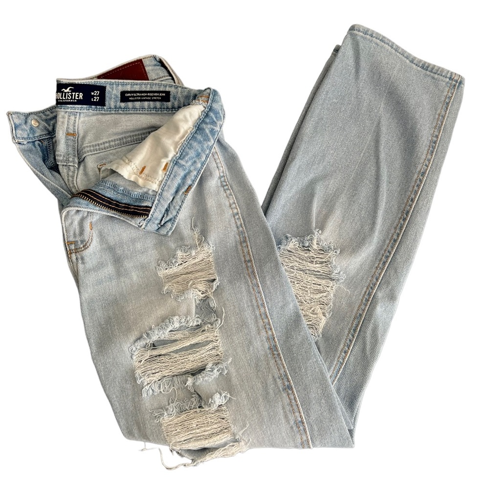 Hollister high rise mom jeans